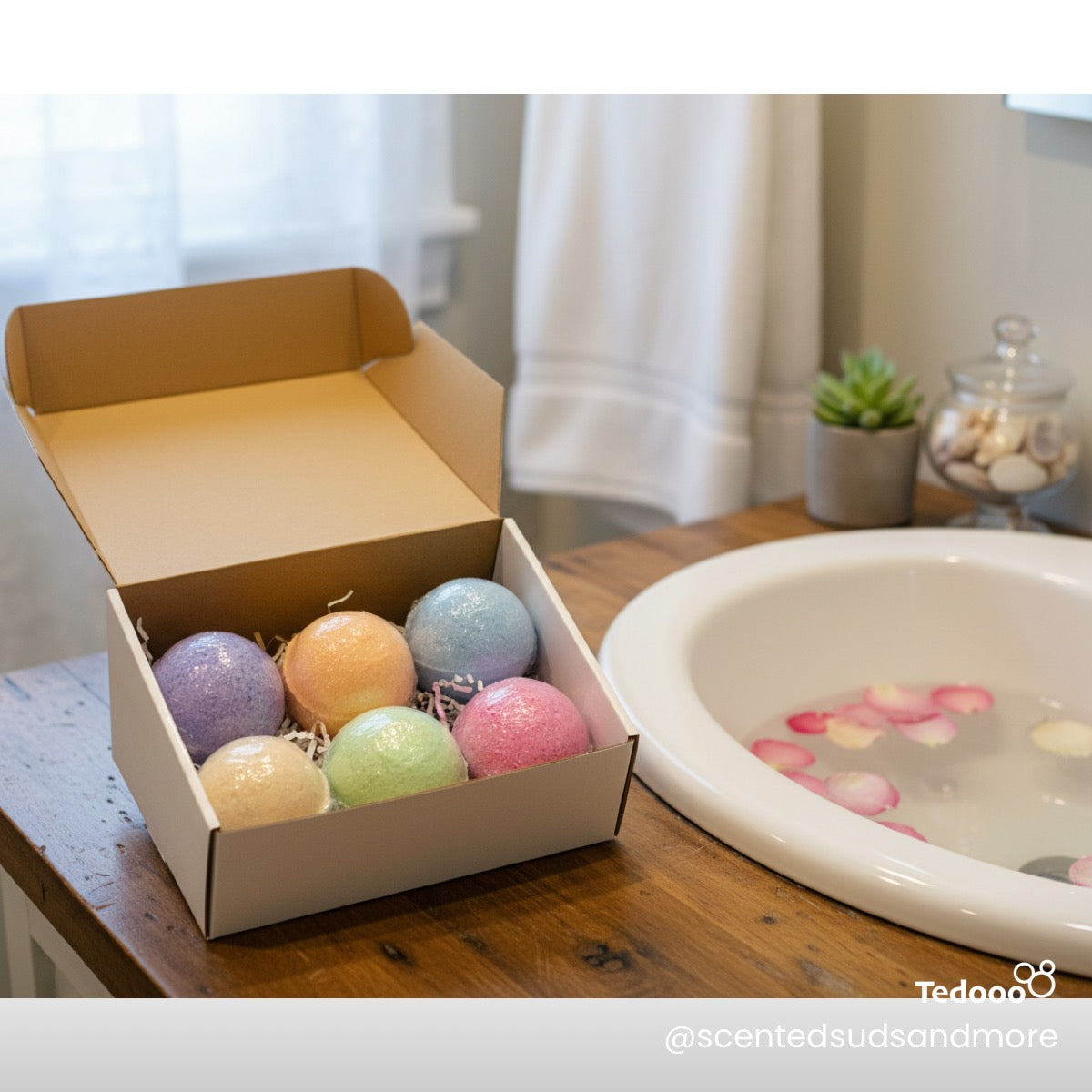 Mixed Bath Bombs - Assorted Scents for Relaxing Bath Experience