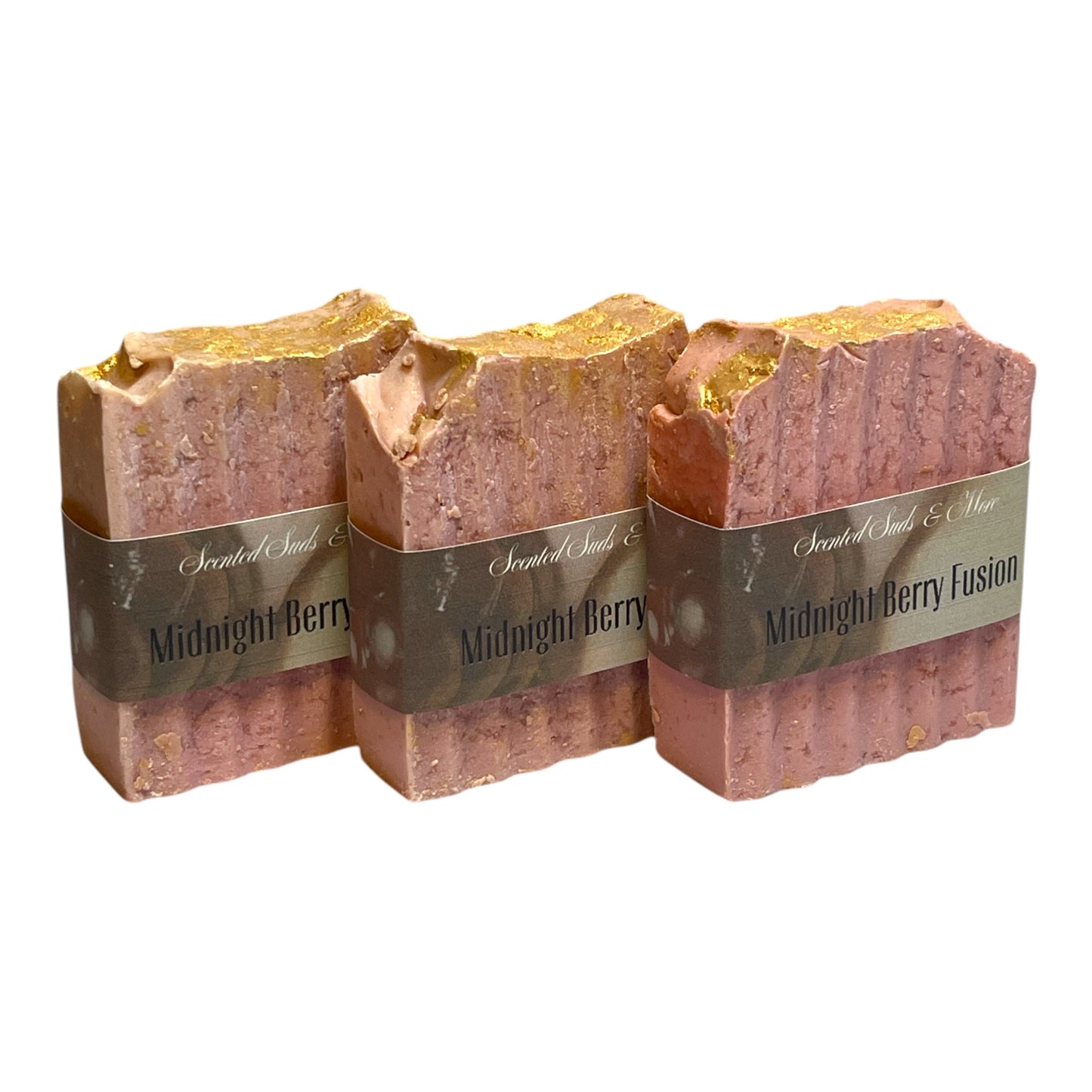 Handmade Cold Process Soap with Black Raspberry Vanilla - Sweet & Fruity Fragrance Soap Bar