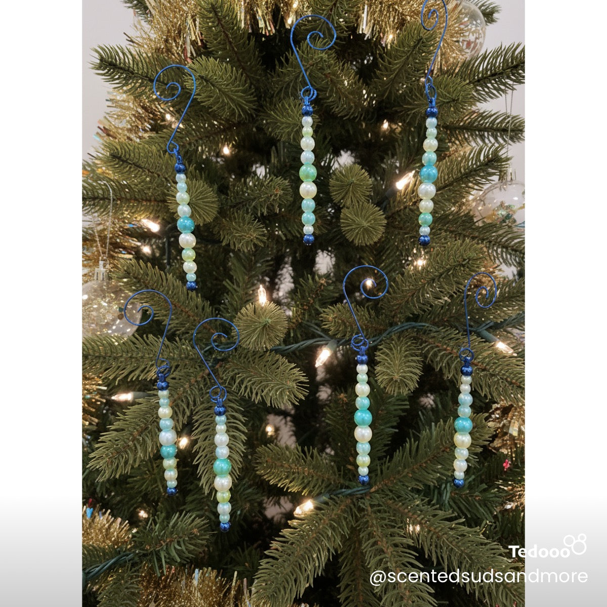 Beaded Ornament - Unique Holiday Decoration