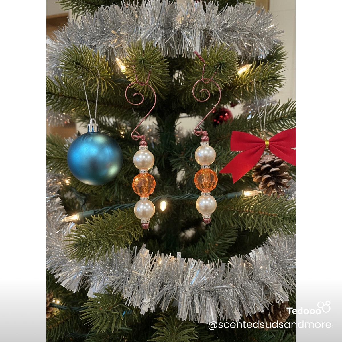 Beaded Ornament - Unique Holiday Decoration