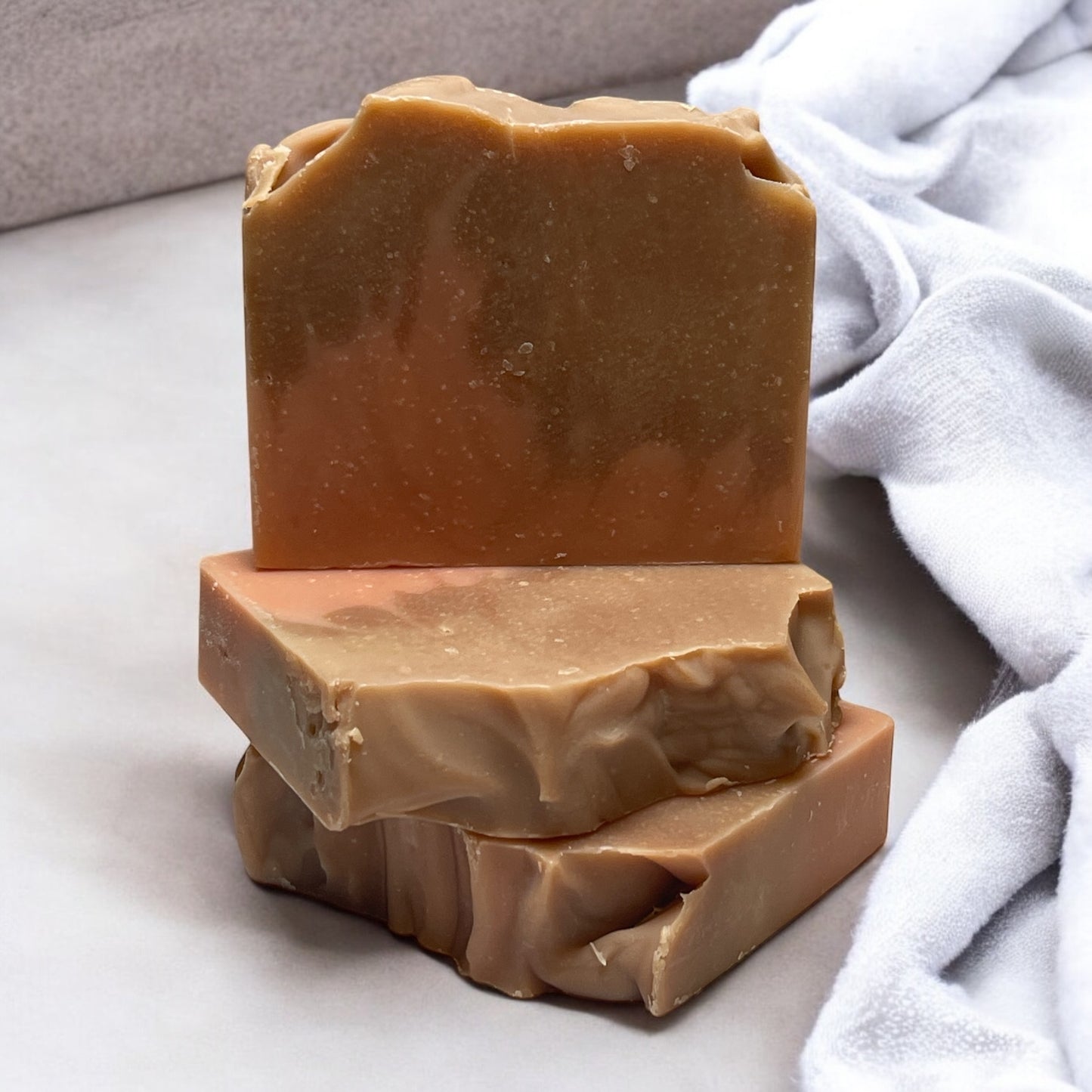 Game Day Scrub - Natural Goat's Milk Soap Bar, Handmade Cold Process Soap for Fans