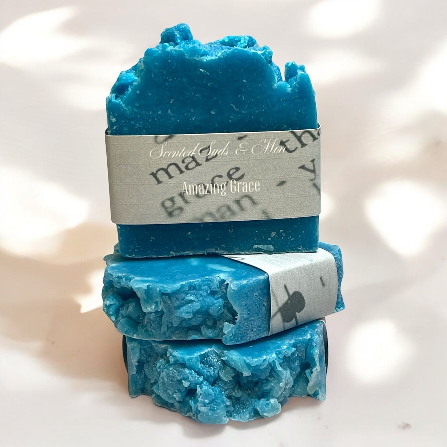 Amazing Grace Natural Handmade Soap - Hot Process Skincare Bar, Perfect Gift Idea