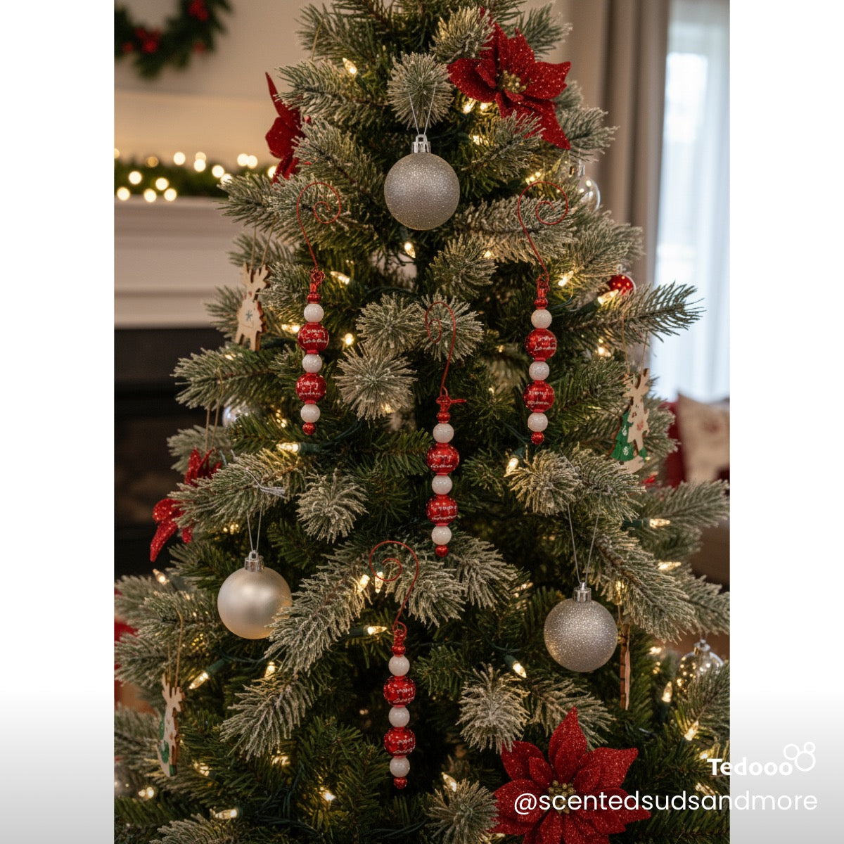 Beaded Ornament - Unique Holiday Decoration