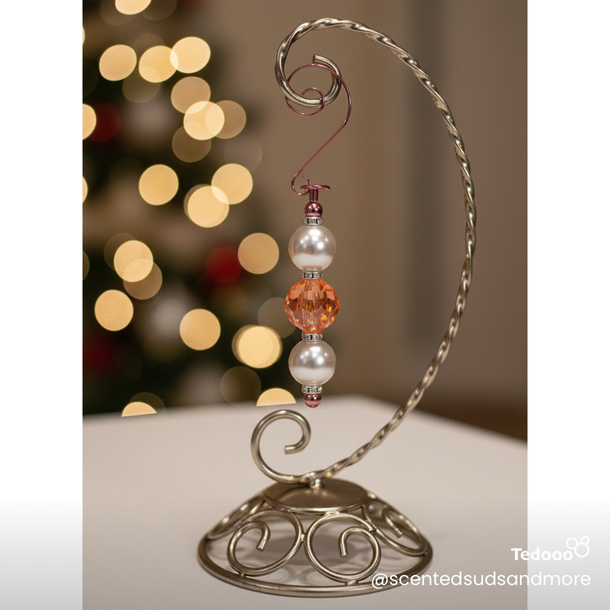 Beaded Ornament - Unique Holiday Decoration