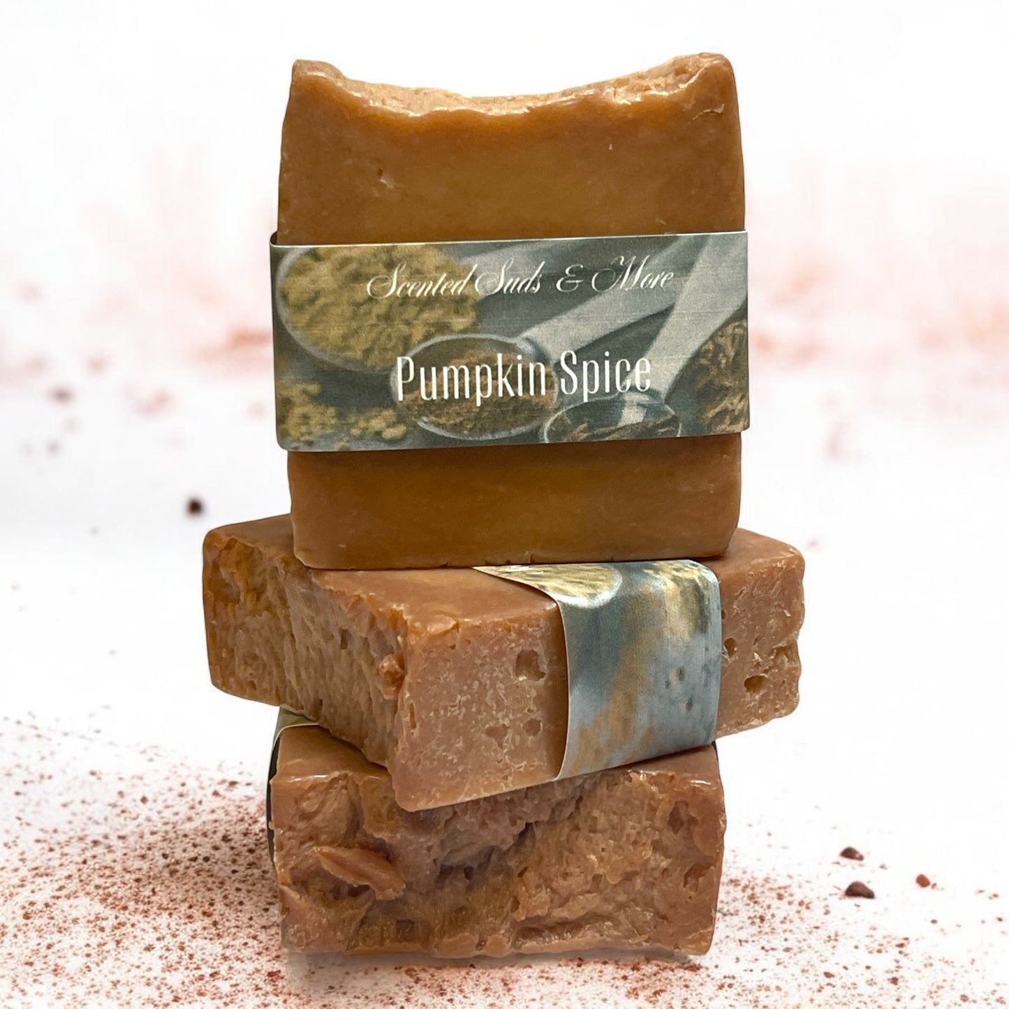 Pumpkin Spice Scented Soap - Handmade Fall Soap Bar with Spicy Aroma