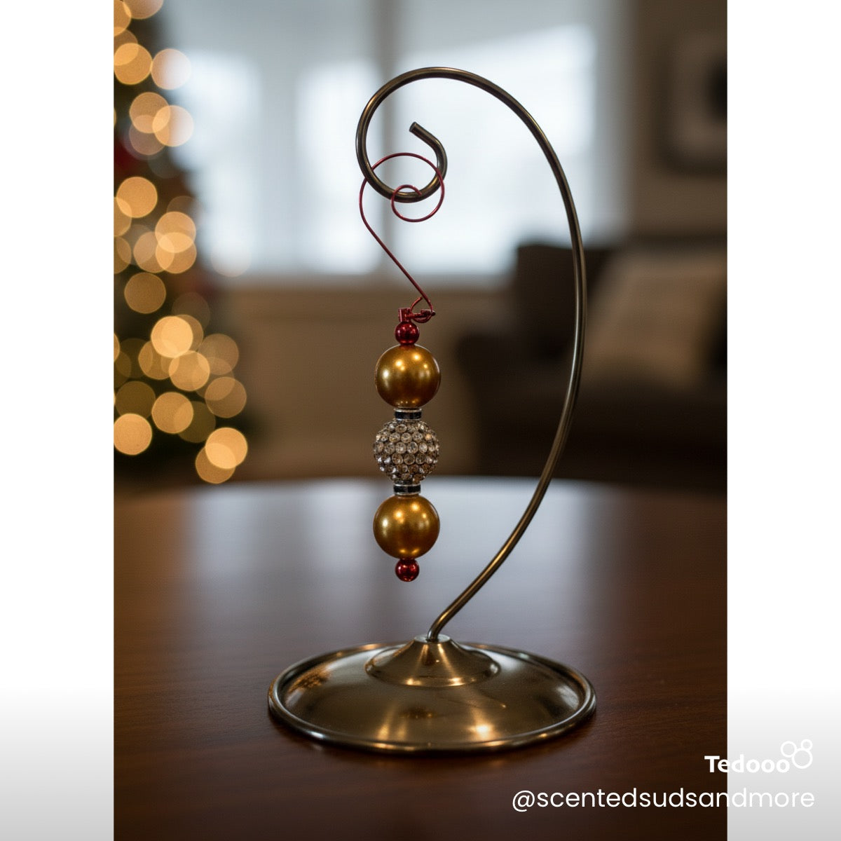 Beaded Ornament - Unique Holiday Decoration