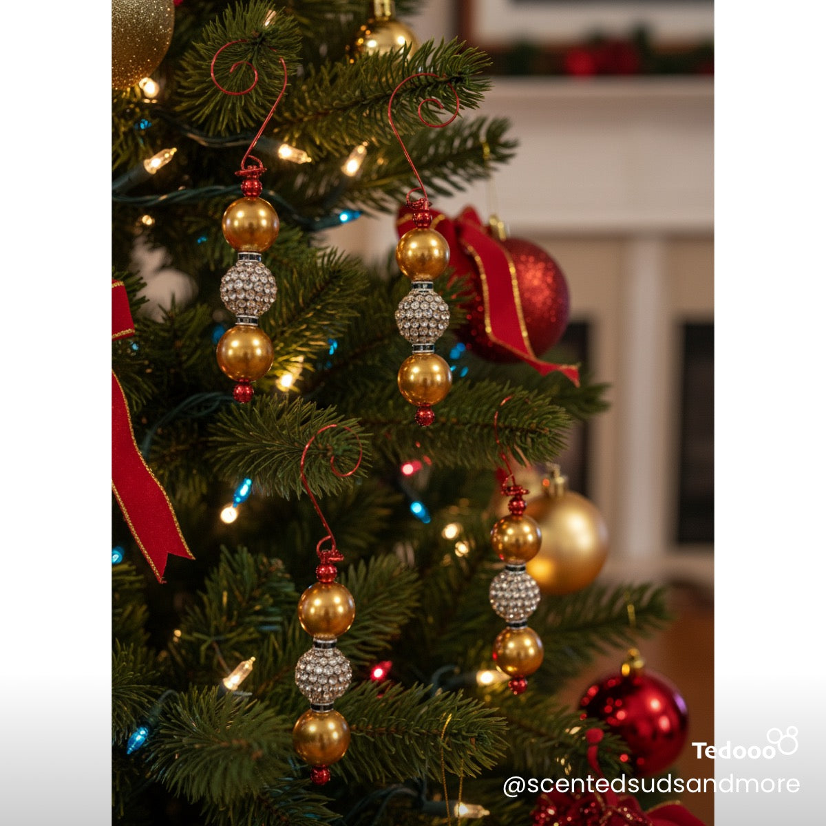 Beaded Ornament - Unique Holiday Decoration