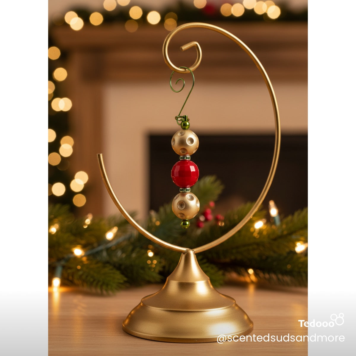 Beaded Ornament - Unique Holiday Decoration