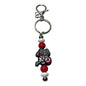 University of Alabama Beaded Keychain - Crimson Tide Fan Accessory, UA Spirit Gift, Game Day Keychain