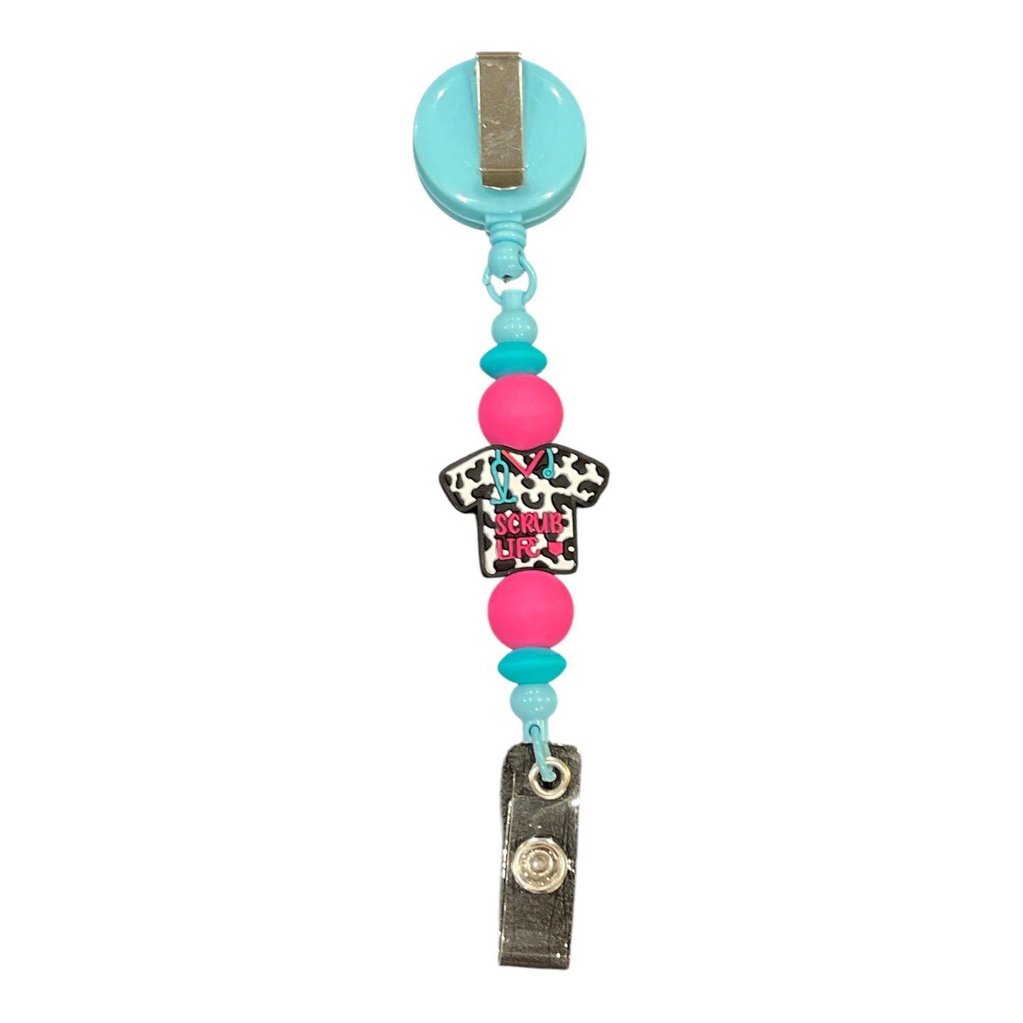 Healthcare Worker Badge Holder - Stylish Retractable ID Reel for Medical Professionals