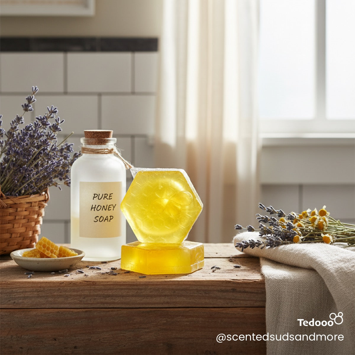 Luscious Lemon Honey Fusion – Handmade Soap with Bright & Sweet Citrus Bliss