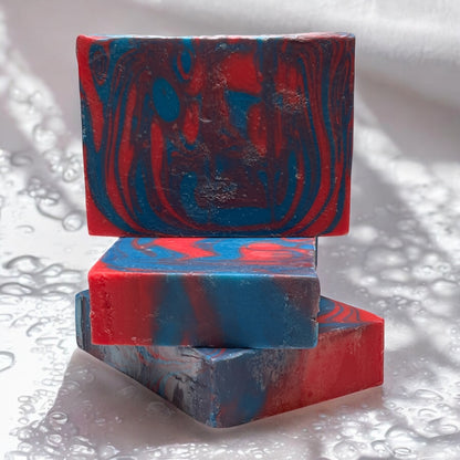 Ole Miss Rebels Cold Process Goat’s Milk Soap - Custom Handcrafted Soap for Fans