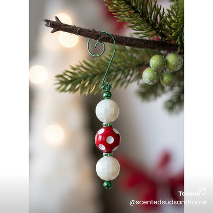 Beaded Ornament - Unique Holiday Decoration