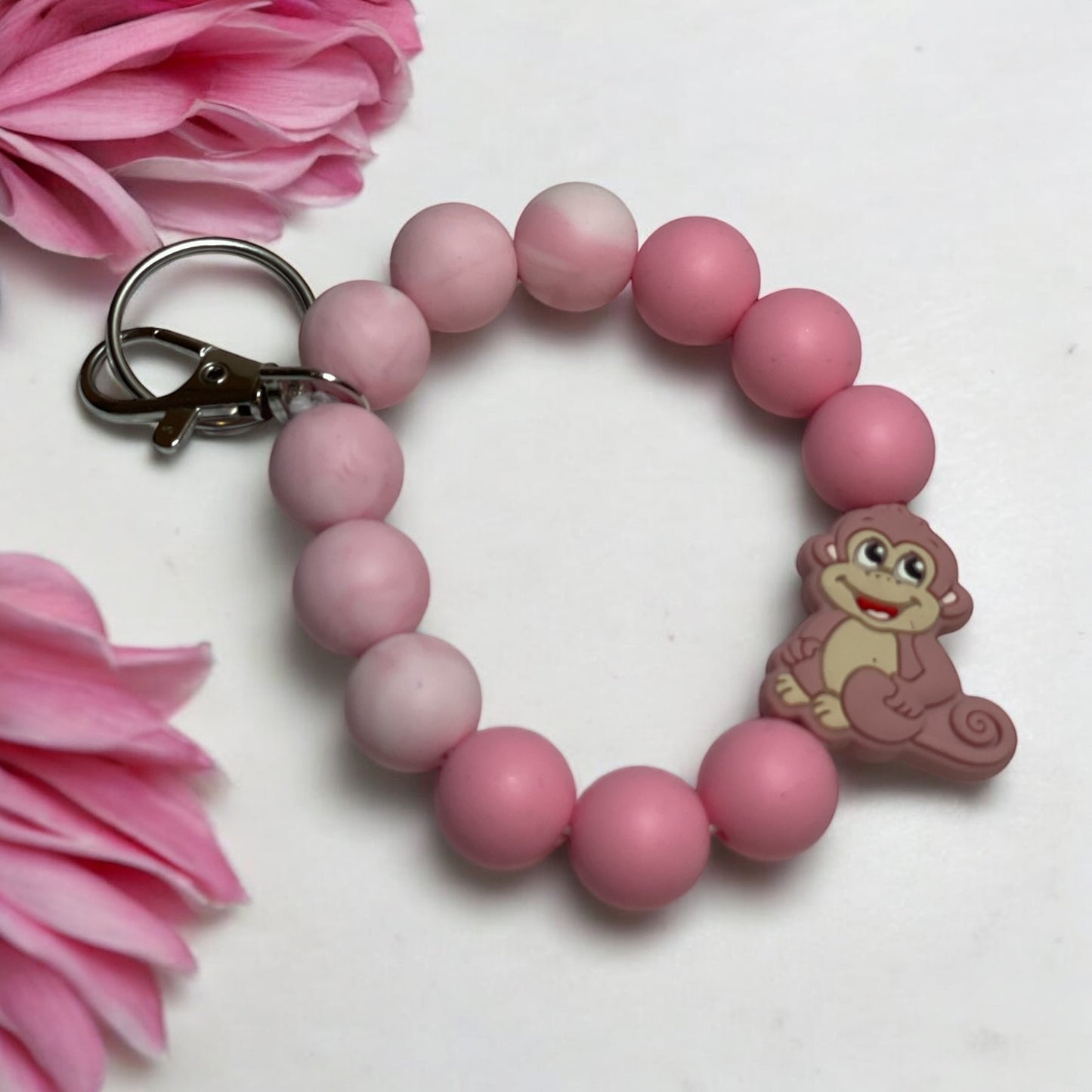 Adorable Monkey Wristlet Keychain – Trendy, Strong, & Eye-Catching