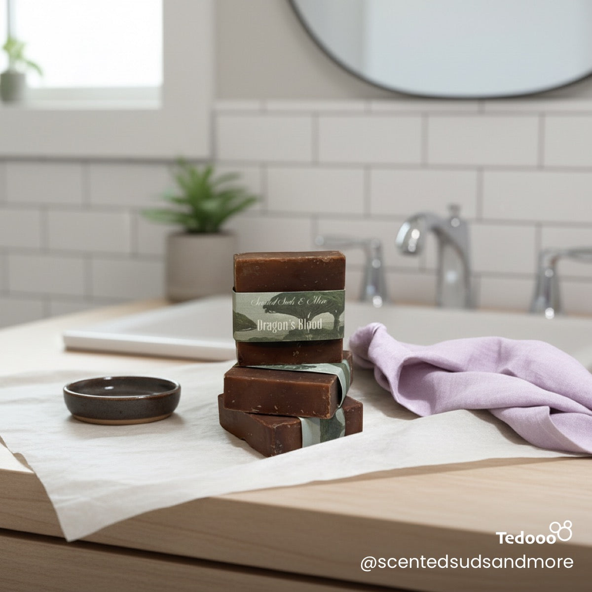 Handcrafted Artisan Soap – Luxurious, All-Natural Skin Care Bars - Dragon's Blood