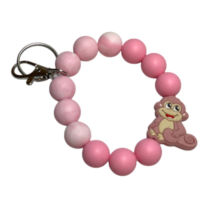 Adorable Monkey Wristlet Keychain – Trendy, Strong, & Eye-Catching