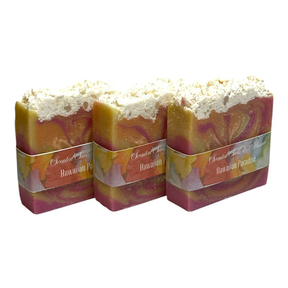 Handmade Soap with Hawaiian Paradise Fragrance – Tropical Scent, Natural & Moisturizing