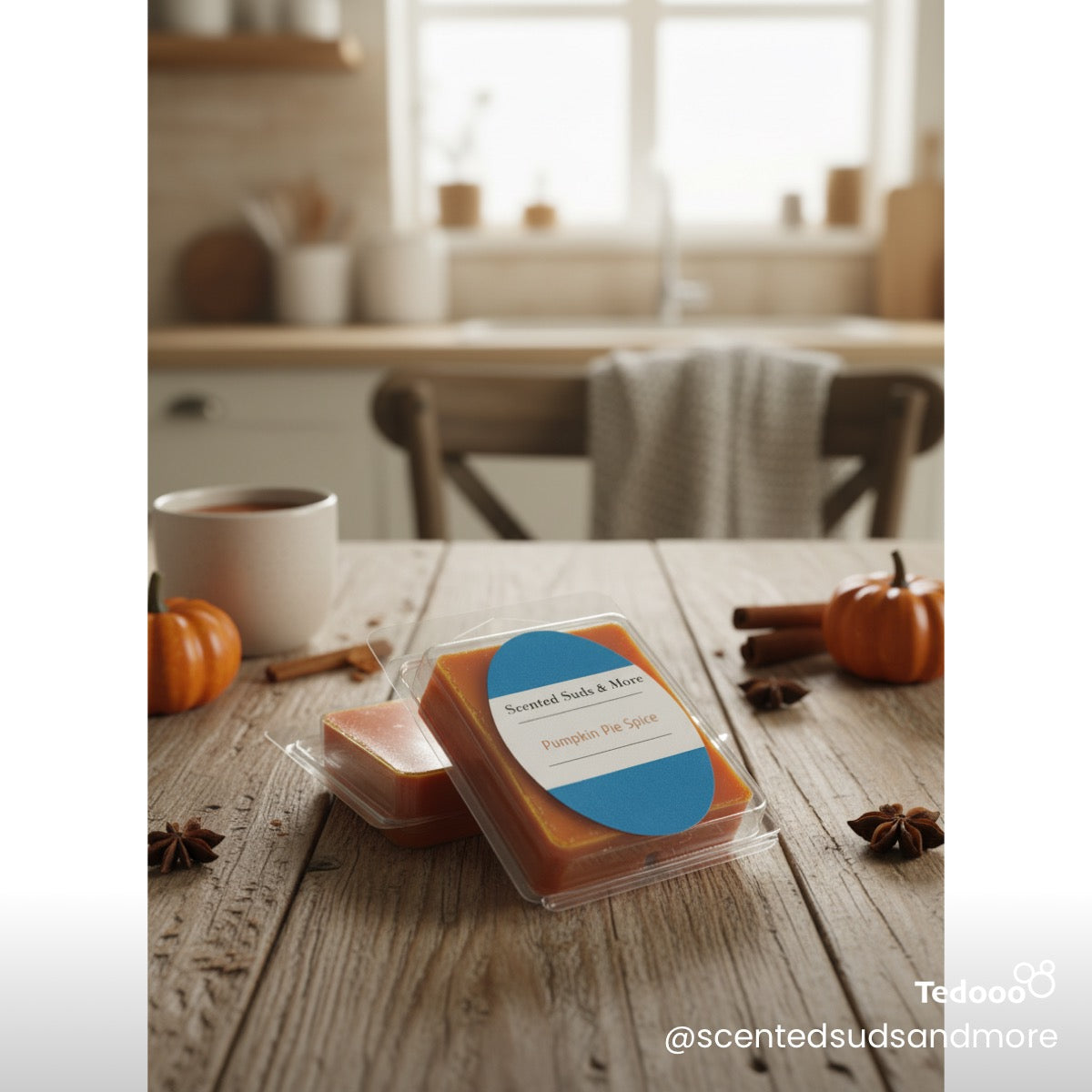 Holiday Pumpkin Pie Wax Melts – Sweet & Spiced Seasonal Scent