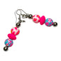 Handcrafted Beaded Bar Earrings with Floral Design - Lightweight & Stylish