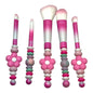 Decorative Beaded Makeup Brushes | Custom Brush Set for Makeup Artists & Beauty Lovers