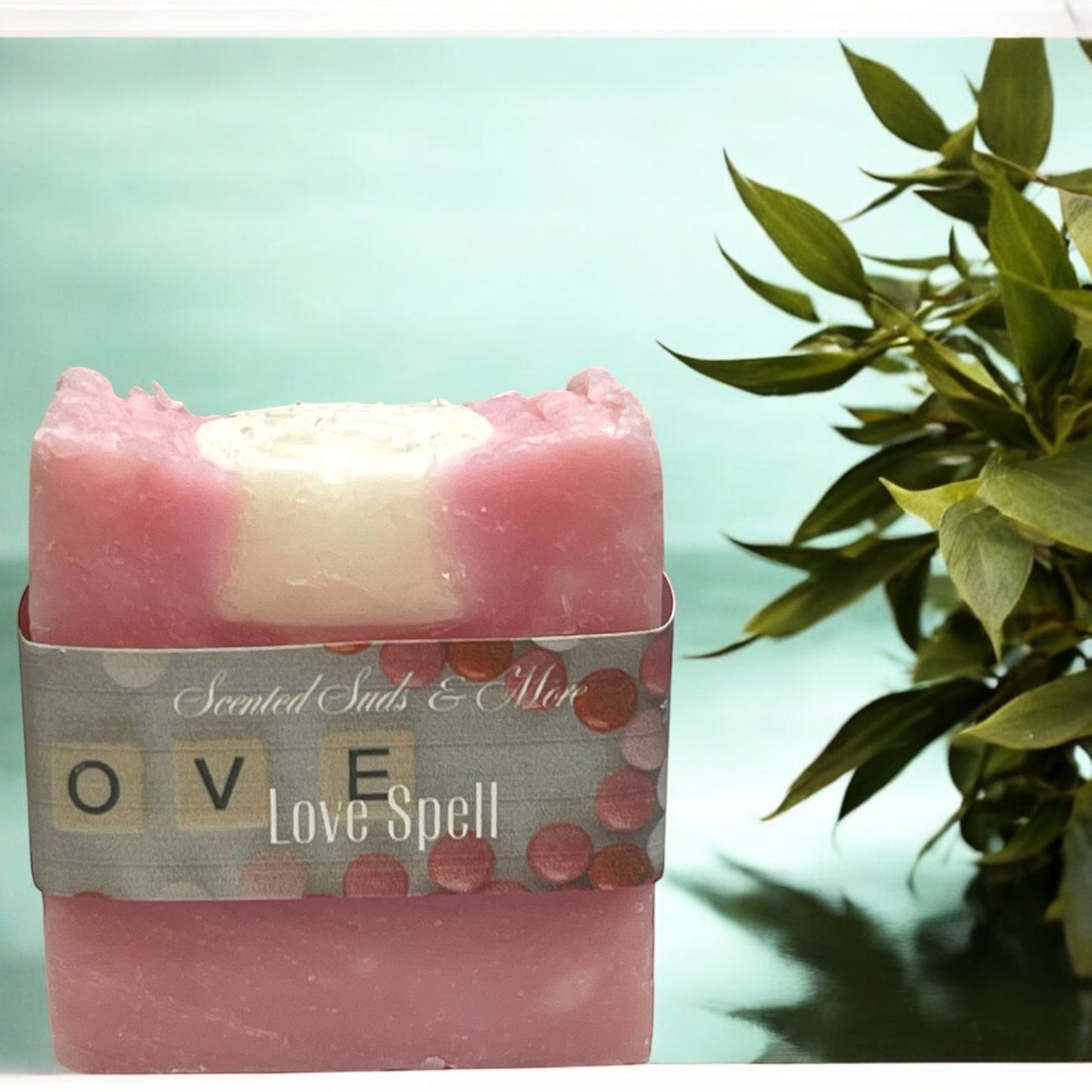 Handmade Soap with Love Spell Fragrance – Romantic, Fruity & Floral Scent