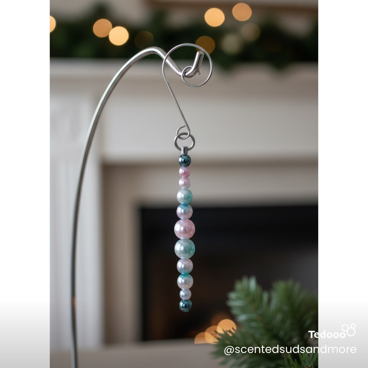 Beaded Ornament - Unique Holiday Decoration