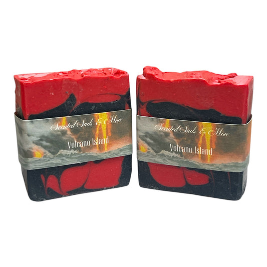 Volcano Island Scented Goat's Milk Soap - Nourishing & Tropical Freshness