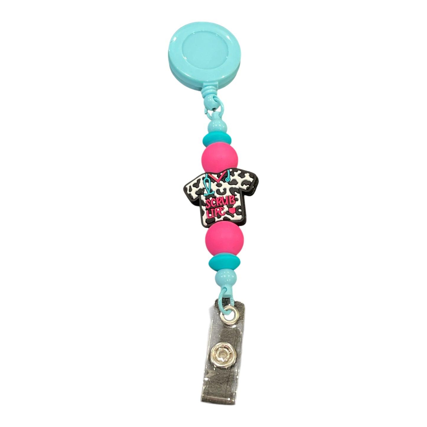 Healthcare Worker Badge Holder - Stylish Retractable ID Reel for Medical Professionals