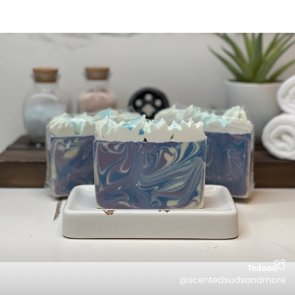 Handmade Black Cherry Merlot Soap - Cold Process Artisan Bar, Perfect for Relaxing Bath Time