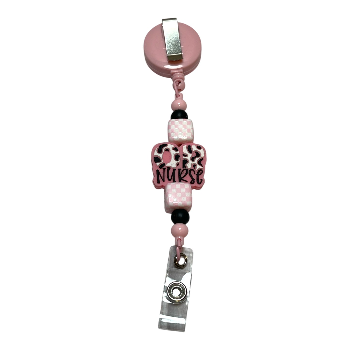 Nurse Badge Holder for OR - Stylish Retractable Badge Reel for Operating Room