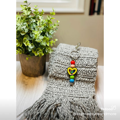 Beaded Teacher Keychains - Handmade Gifts for Teachers