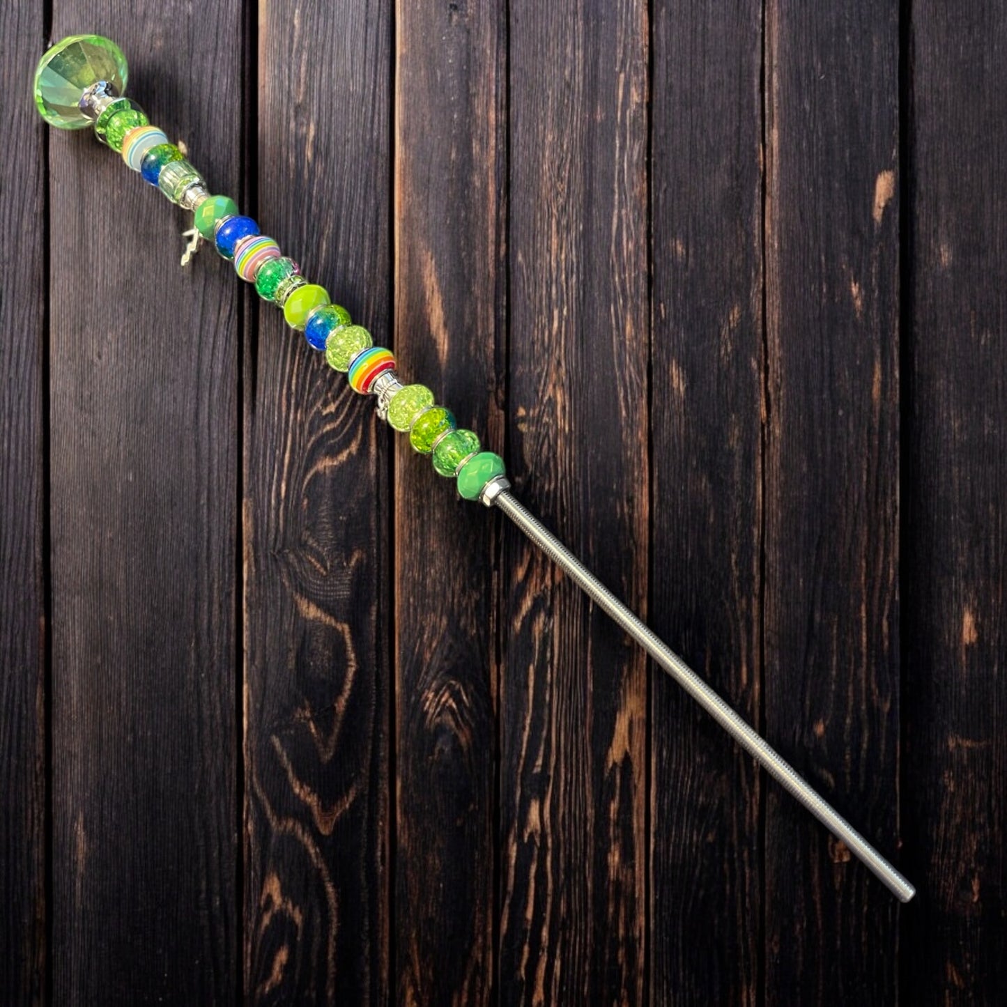 Acrylic Beaded Garden Stakes – Vibrant Garden Decorations