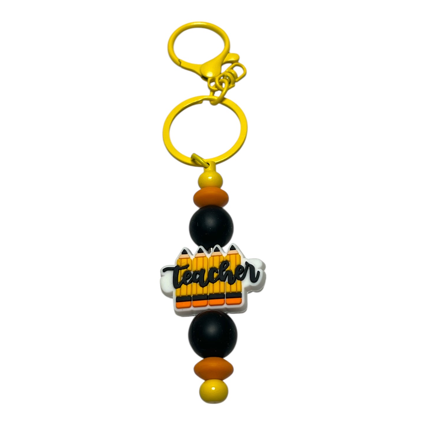 Beaded Teacher Keychains - Handmade Gifts for Teachers