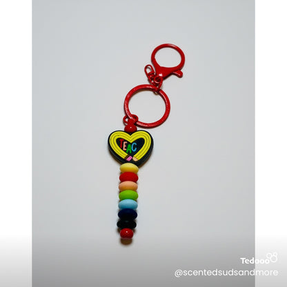 Beaded Teacher Keychains - Handmade Gifts for Teachers