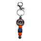 Auburn Tigers Inspired Beaded Keychain - Unique Fan Gear, War Eagle Spirit Gift