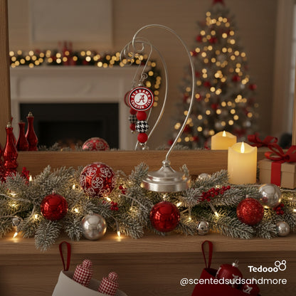 Crimson Tide Ornament - University of Alabama Holiday Ornament for Fans