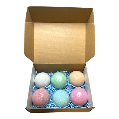 Beach-Themed Bath Bomb Set - Handmade Ocean-Inspired Bath Fizzies, Perfect Gift for Relaxation