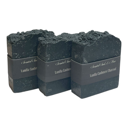 Vanilla Cashmere Charcoal – Handmade Soap with Warm & Luxurious Fragrance