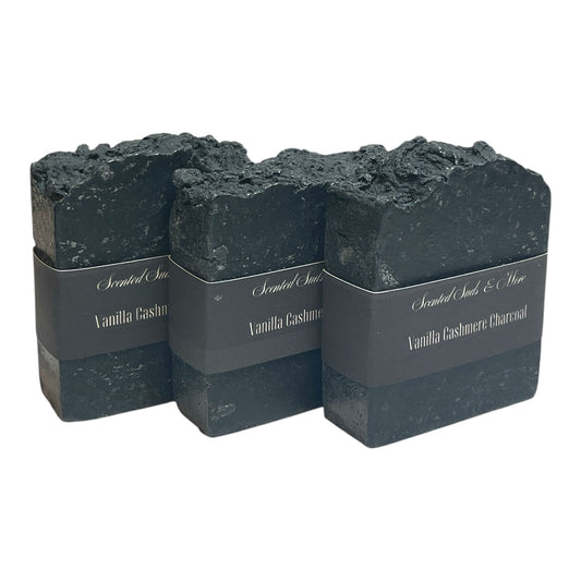 Vanilla Cashmere Charcoal – Handmade Soap with Warm & Luxurious Fragrance