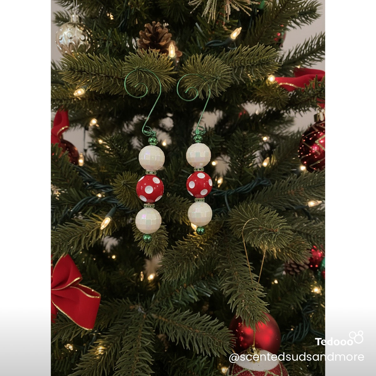 Beaded Ornament - Unique Holiday Decoration