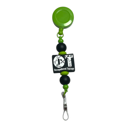 Retractable ID Badge Reel for Occupational Therapists | Cute OT Badge Holders