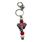 University of Alabama Beaded Keychain - Crimson Tide Fan Accessory, UA Spirit Gift, Game Day Keychain