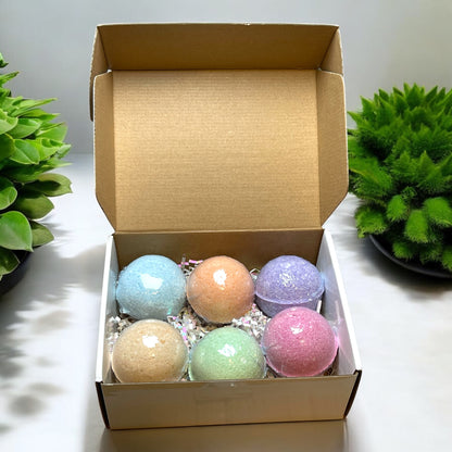 Mixed Bath Bombs - Assorted Scents for Relaxing Bath Experience