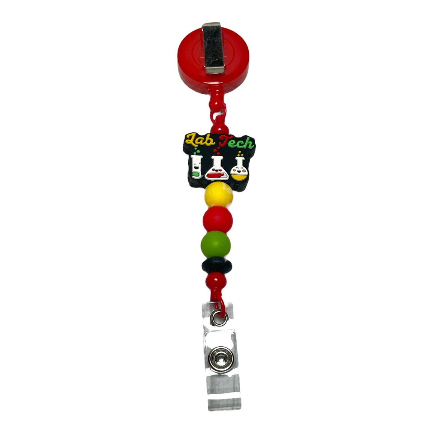 Beaded ID Badge Holders for Lab Techs | Unique & Trendy Designs