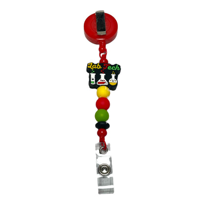 Beaded ID Badge Holders for Lab Techs | Unique & Trendy Designs