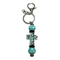 Beaded Religious Keychain - Faith-Inspired Keychain for Christians and Believers