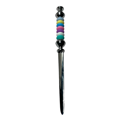 Handcrafted Beaded Letter Opener - Stylish Beaded Design for Office or Desk