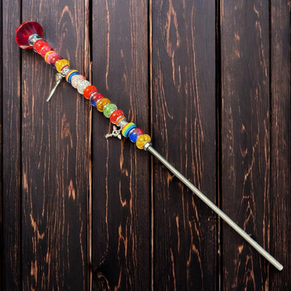 Acrylic Beaded Garden Stakes – Vibrant Garden Decorations