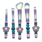 Decorative Beaded Makeup Brushes | Custom Brush Set for Makeup Artists & Beauty Lovers