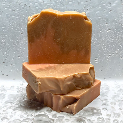 Game Day Scrub - Natural Goat's Milk Soap Bar, Handmade Cold Process Soap for Fans